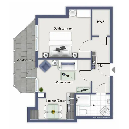 Apartmán Hanse 307 *