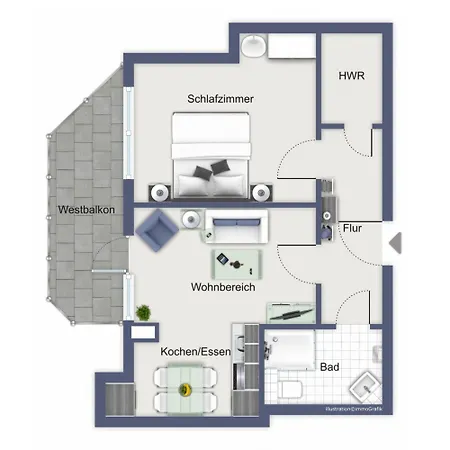 Hanse 307 Apartment